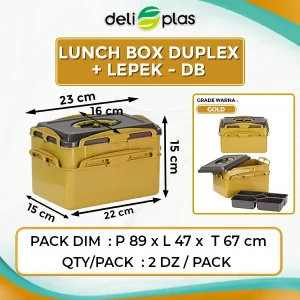 Lunch Box Duplex + Lepek
