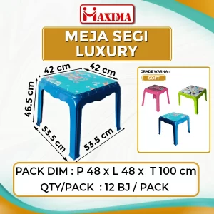 Meja Segi Luxury