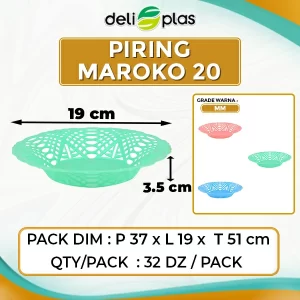 Piring Maroko 20