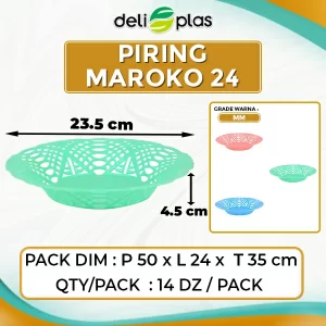 Piring Maroko 24