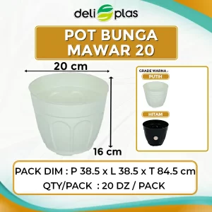 Pot Bunga Mawar 20