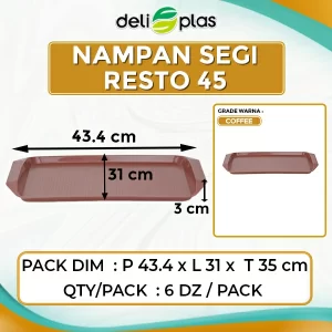 Nampan Segi Resto 45