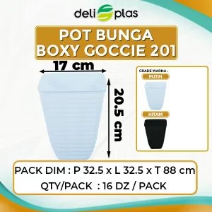 Pot Bunga Boxy Goccie 201