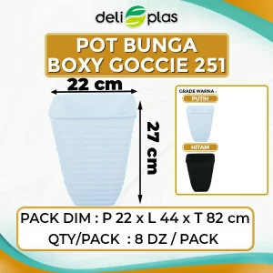 Pot Bunga Boxy Goccie 251