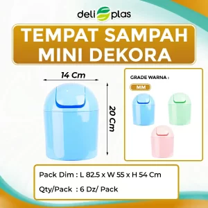 Tempat Sampah Mini Dekora + PSG TP