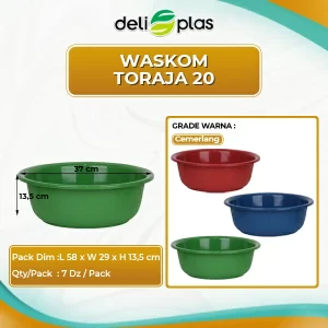 baskom plastik bulat