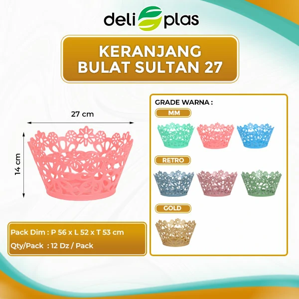 keranjang buah plastik