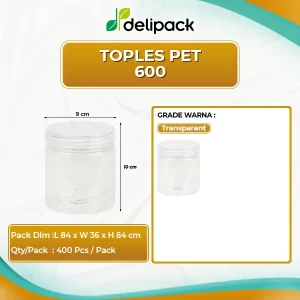 toples jar 600ml