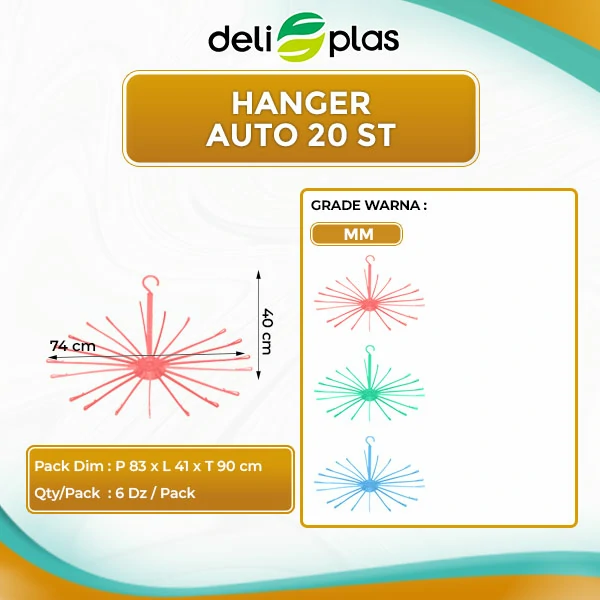 hanger putar plastik