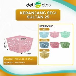 Keranjang Segi Sultan 25
