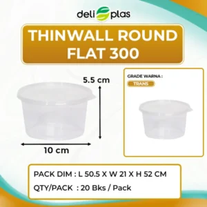 TW Round Flat 300