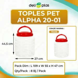 Toples PET Alpha 20-01