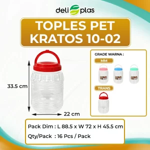 Toples PET Kratos 10-02