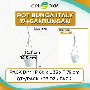 Pot Bunga Italy 17 + Gantungan