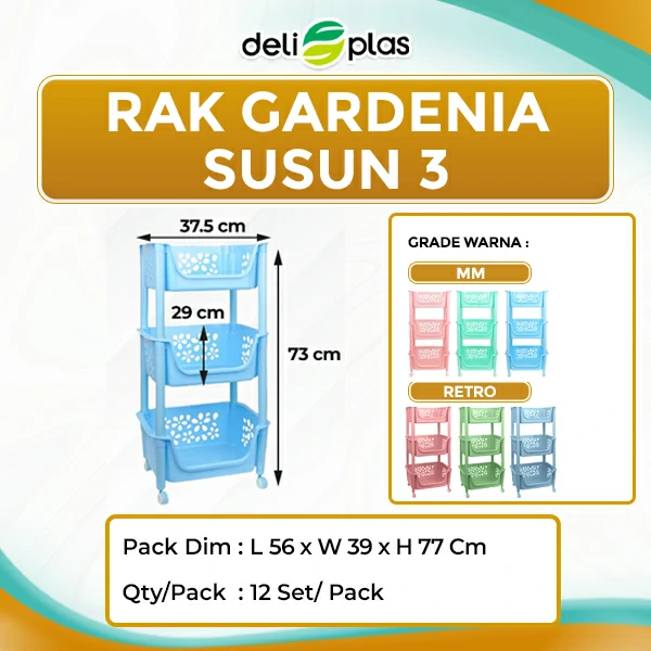 Rak Gardenia Susun 3