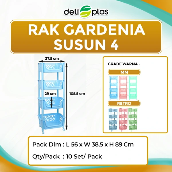 Rak Gardenia Susun 4