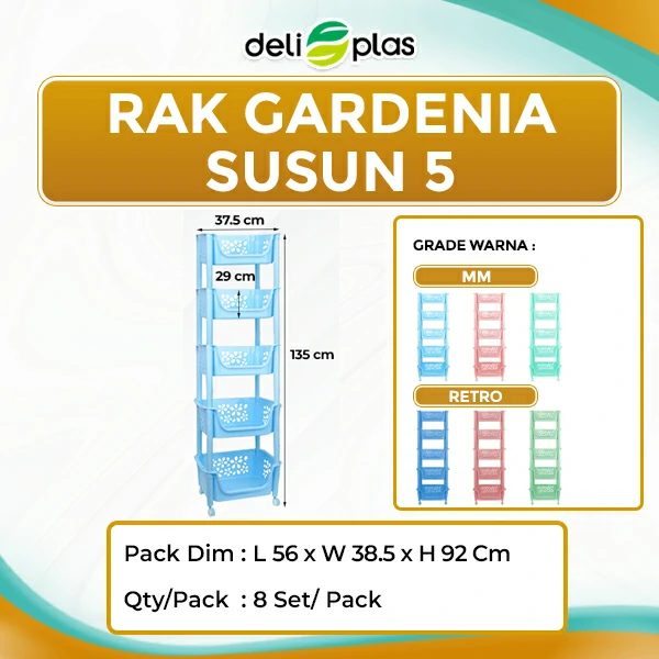 Rak Gardenia Susun 5